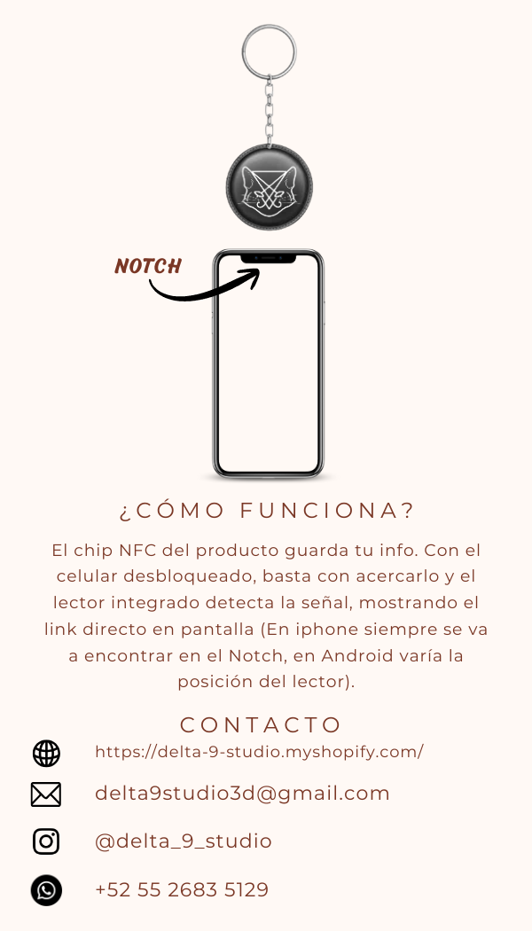 Llavero NFC INSTAGRAM