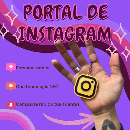 PORTAL DE INSTAGRAM DORADO